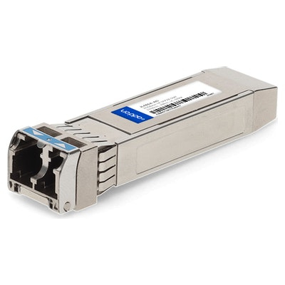 AddOn - SFP28 transceiver module (equivalent to: HP JL486A) - 25GbE - 25GBase-LR - LC single-mode - up to 10 km - 1310 nm - TAA Compliant - for HPE Aruba 8325-48Y8C, CX 8360-12C V2, 8360-16Y2C V2, 8360-48XT4C v2 thumbnail
