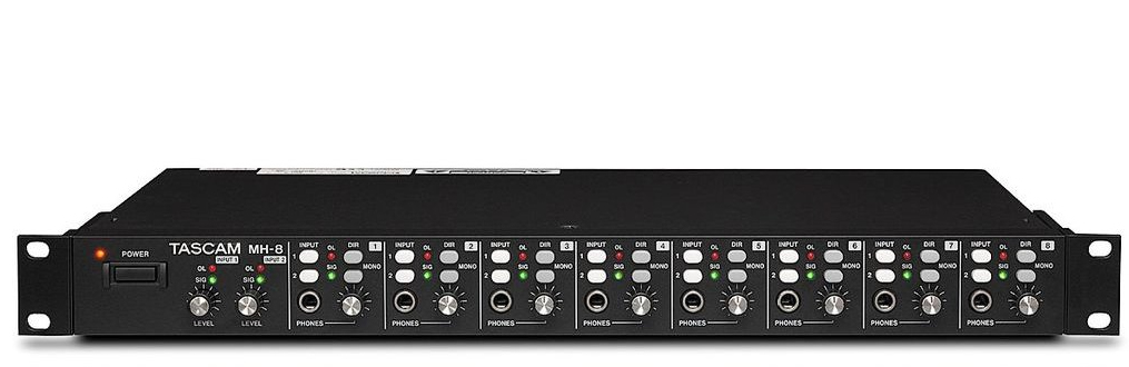 Tascam MH-8 headphone amplifier 0.25 W Black thumbnail