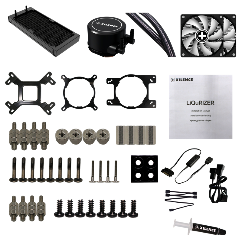 EU Product - Xilence LiQuRizer LQ240RGB Processor All-in-one liquid cooler 1 pc(s) thumbnail