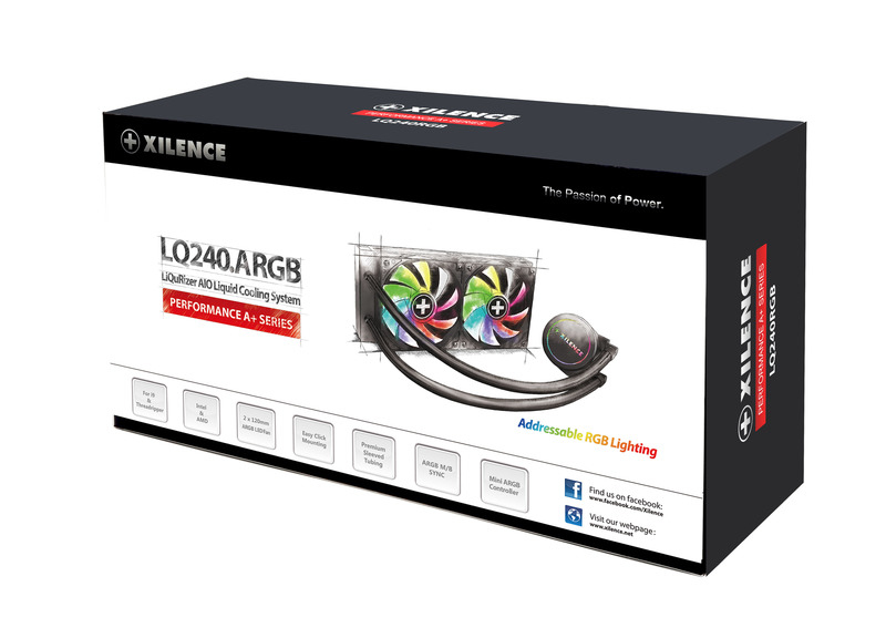 EU Product - Xilence LiQuRizer LQ240RGB Processor All-in-one liquid cooler 1 pc(s) thumbnail