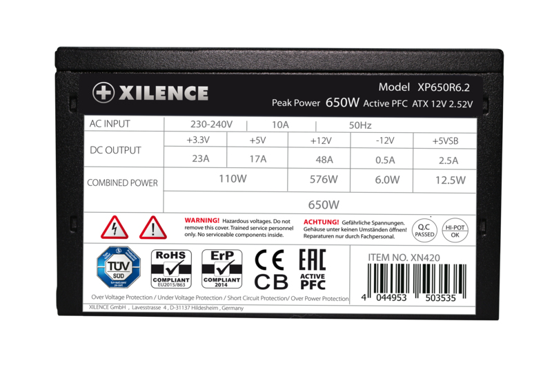 EU Product - 650W Xilence Performance C+ XP650R6.2 thumbnail