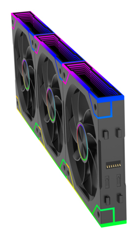 EU Product - L�fter 120*120 Performance A+ REVERSE XPF360R.ARGB thumbnail
