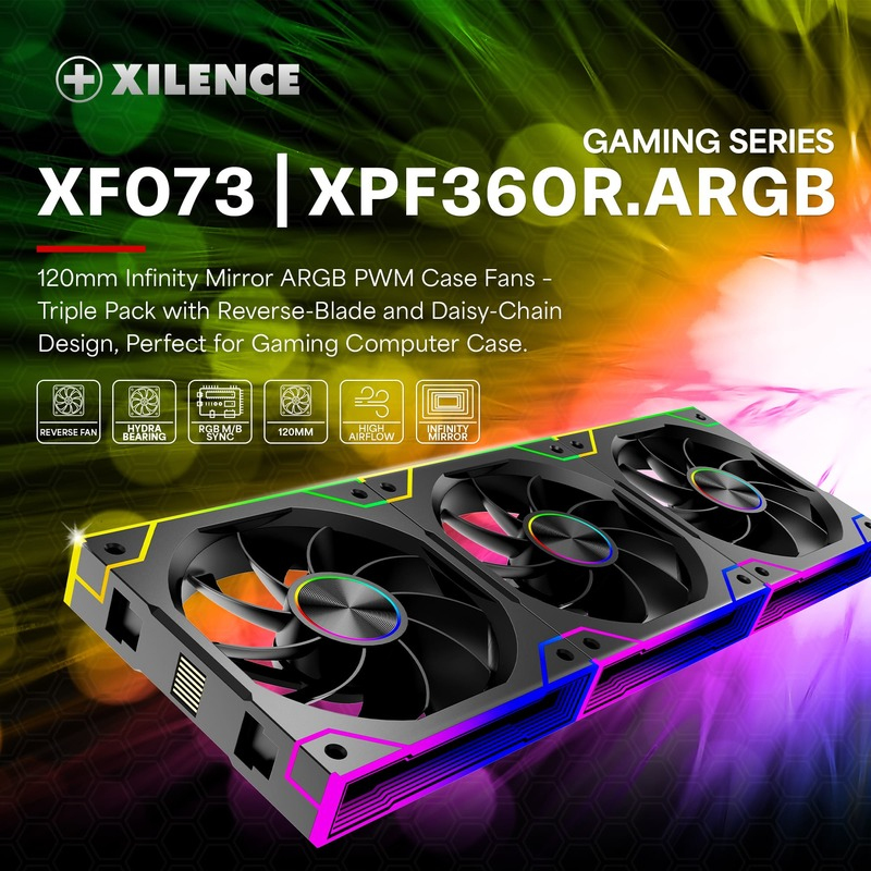 EU Product - L�fter 120*120 Performance A+ REVERSE XPF360R.ARGB thumbnail