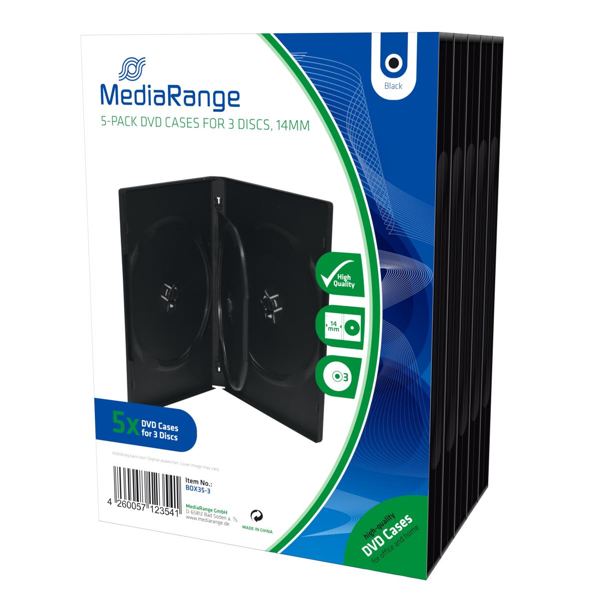 EU Product - DVD Leerbox 3er DVD Box 5  St�ck thumbnail