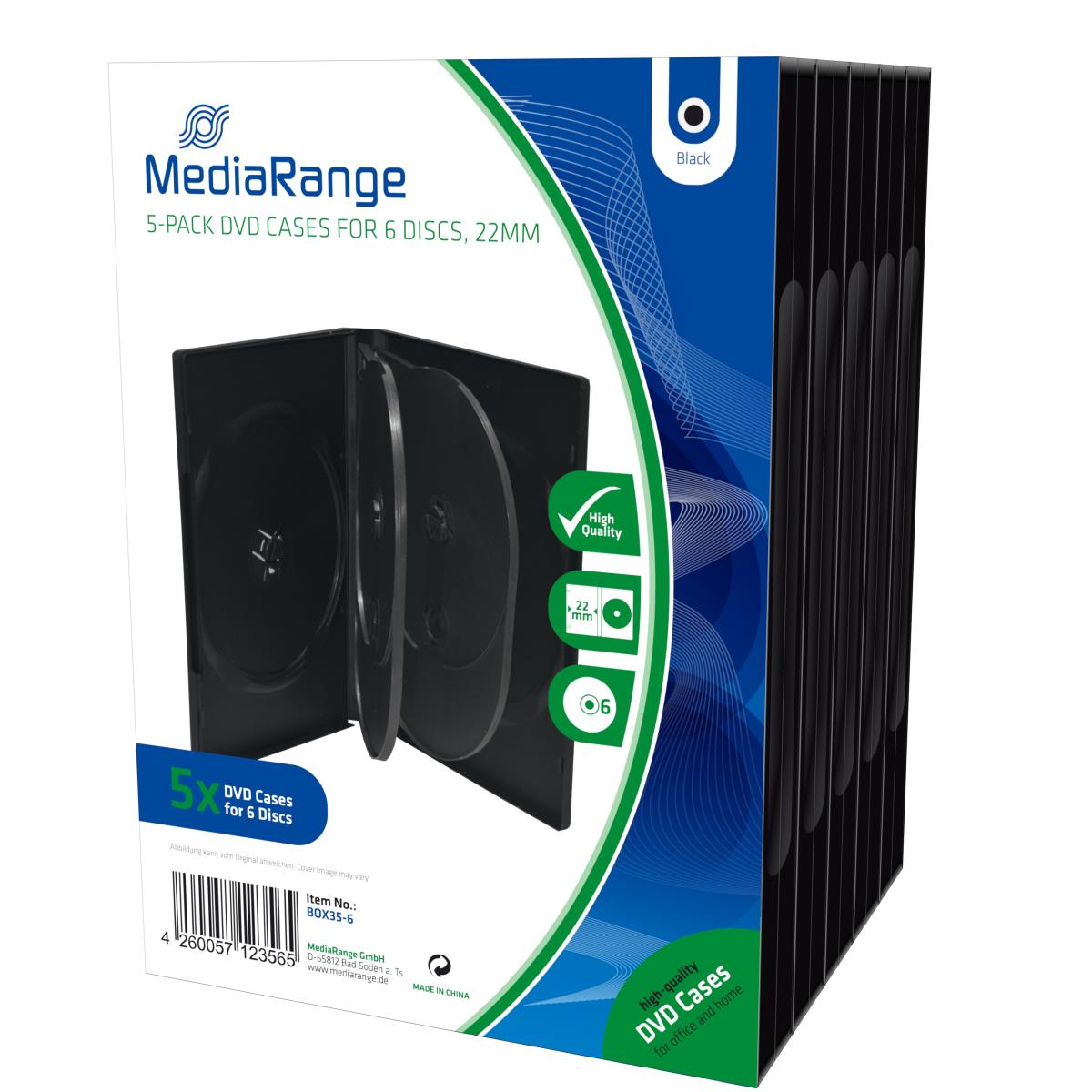 EU Product - DVD Leerbox 6er DVD Box 5  St�ck thumbnail