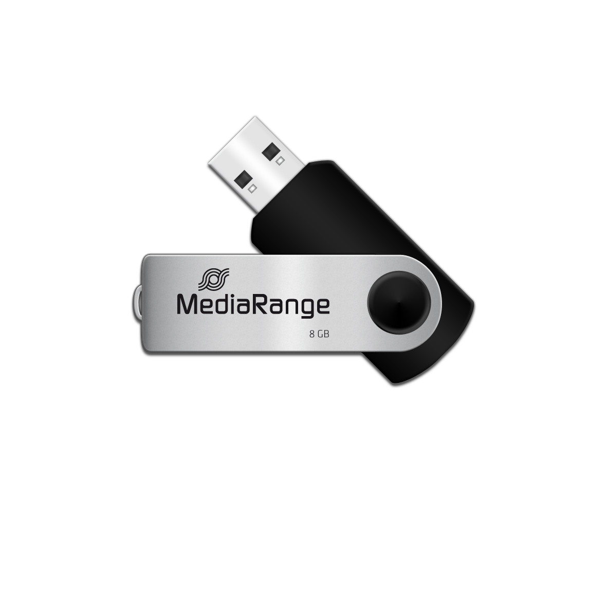 EU Product - USB-Stick  8GB USB 2.0 swivel swing Blister thumbnail