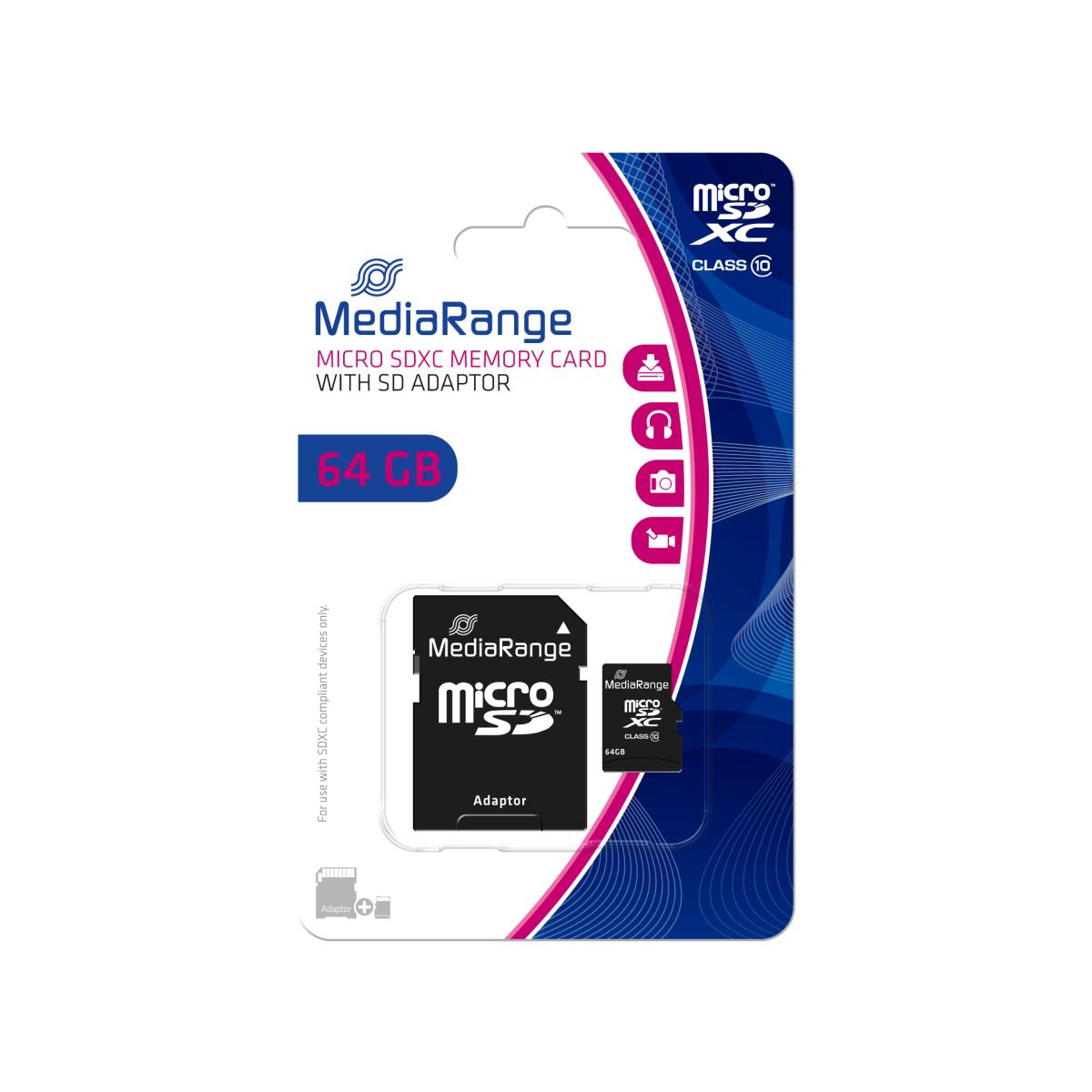 EU Product - SD MicroSD Card 64GB SD CL.10 inkl. Adapter thumbnail