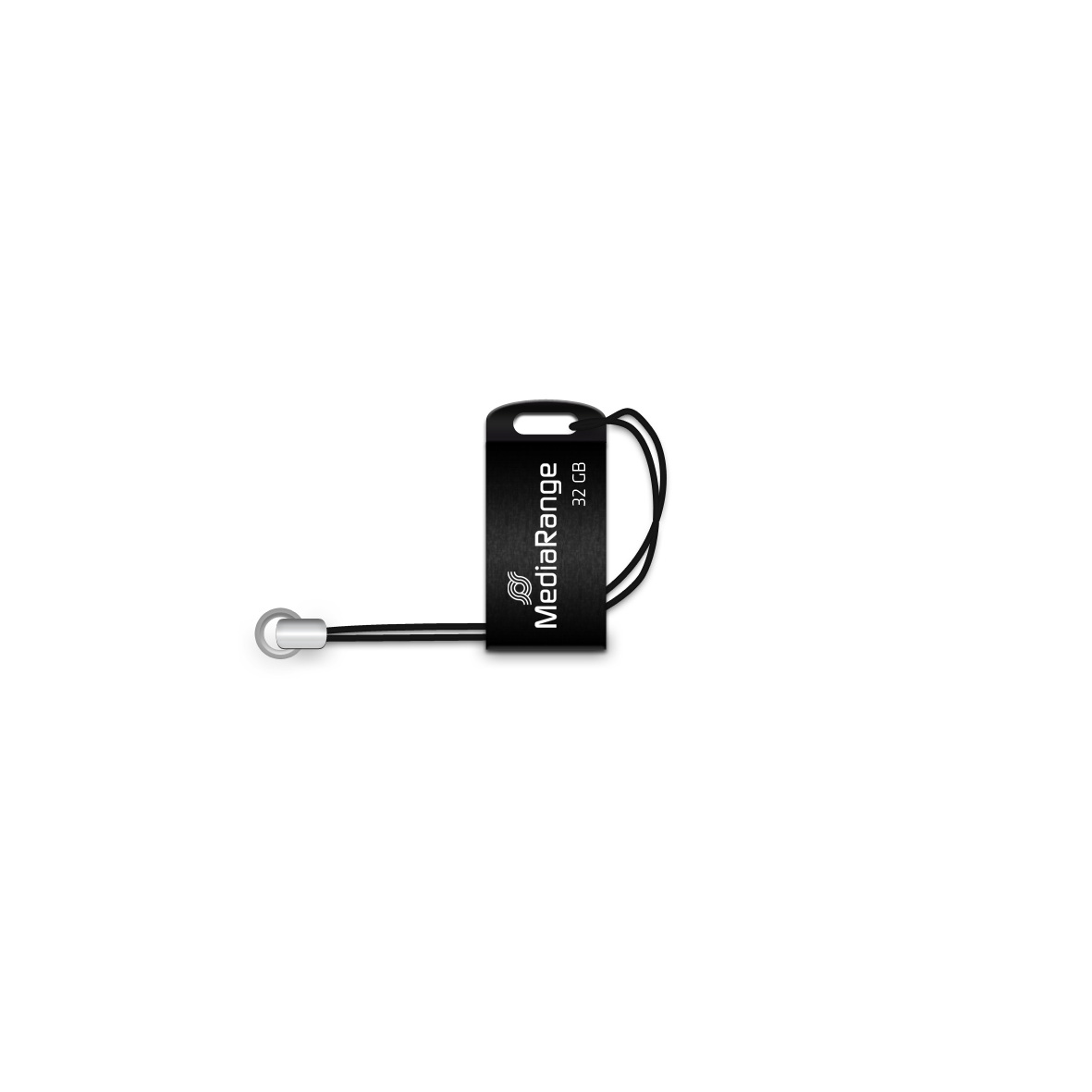 EU Product - USB-Stick 32GB USB 2.0 Nano Schl�sselanh�nger, sw thumbnail