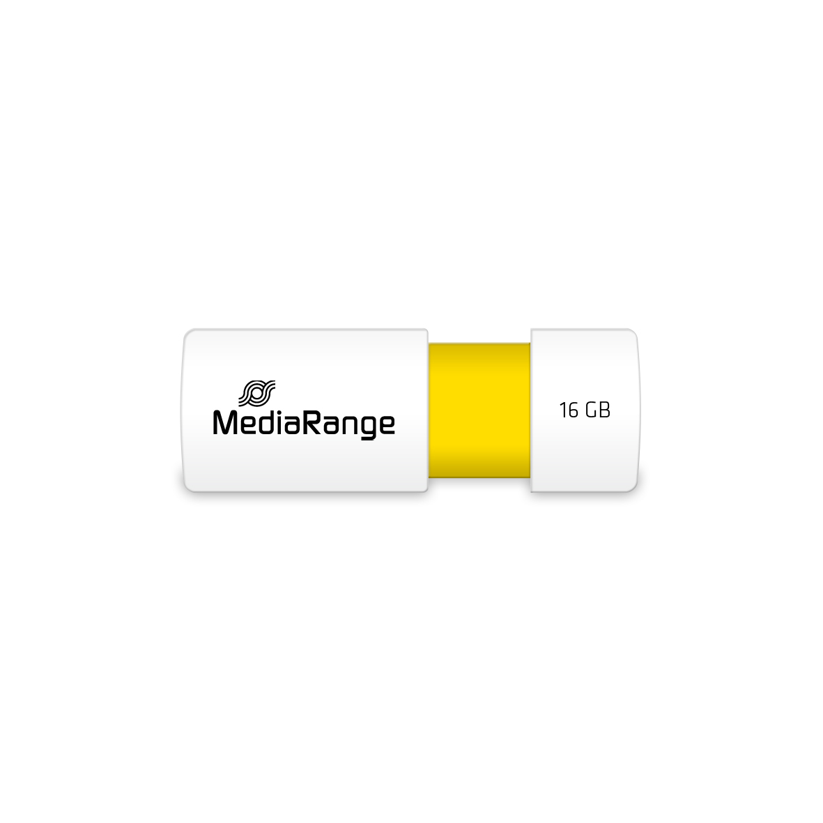 EU Product - USB-Stick 16GB USB 2.0 Slider yellow thumbnail