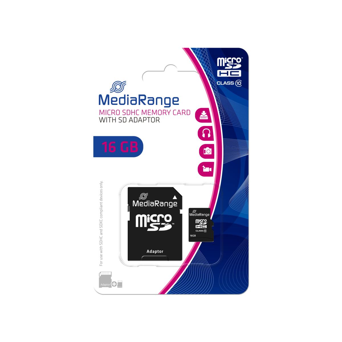 EU Product - SD MicroSD Card 16GB SD CL.10 inkl. Adapter thumbnail