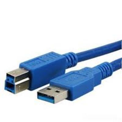 EU Product - Anschlusskabel USB 3.0 Stecker A/B 5m blau thumbnail