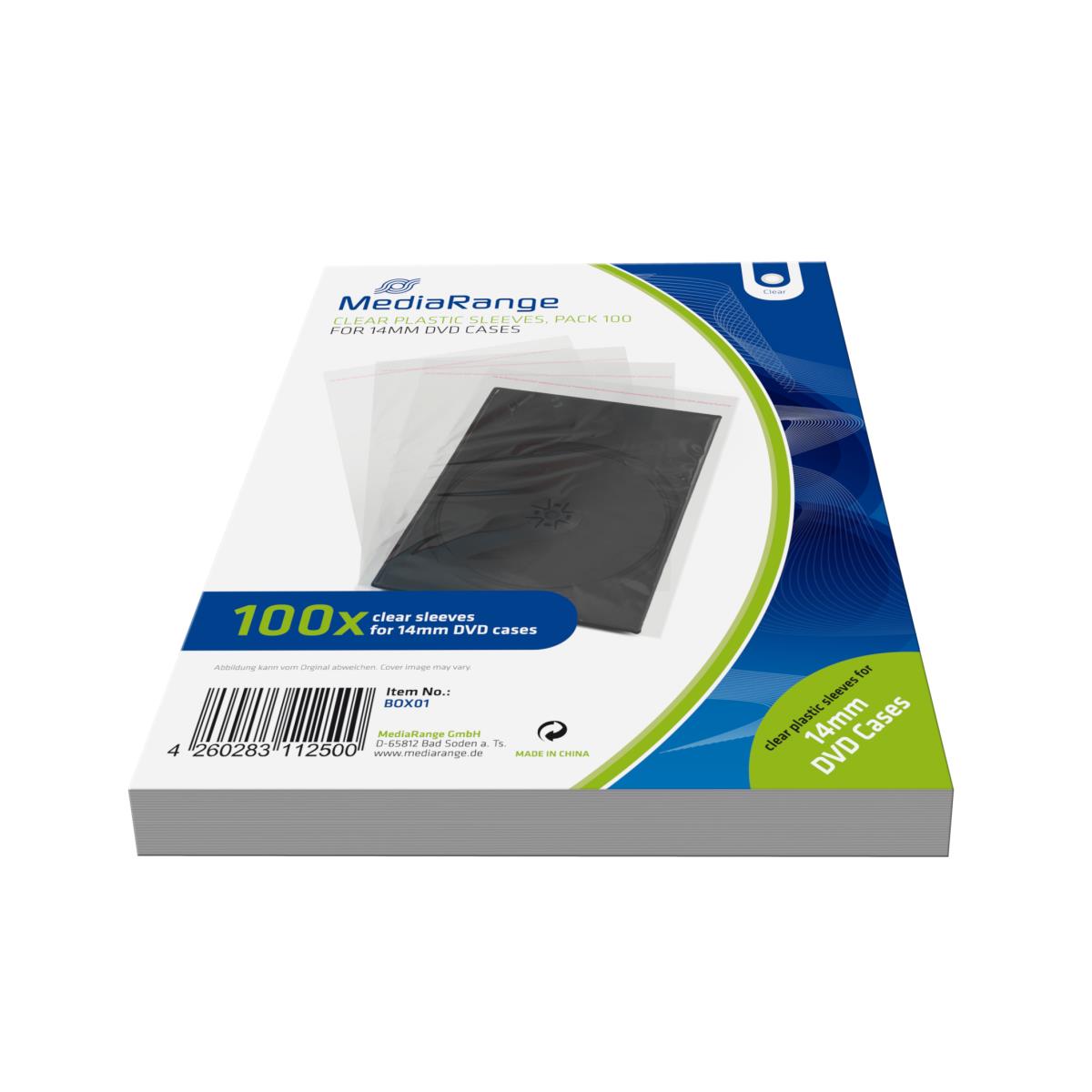 EU Product - Transparente 14mm DVD-Leerh�llen 100er-Pack thumbnail