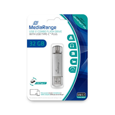 EU Product - USB-Stick 32 GB USB 3.1 combo mit USB Type-C thumbnail