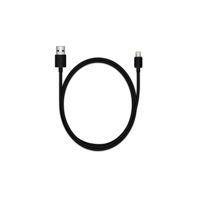 EU Product - Lade- u. Datenkabel USB 2.0 auf Lightning 1m  sw thumbnail