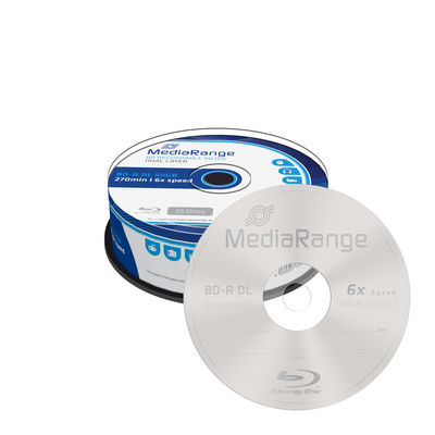 EU Product - BD-R Dual Layer 50GB 6x speed 25er Cakebox thumbnail