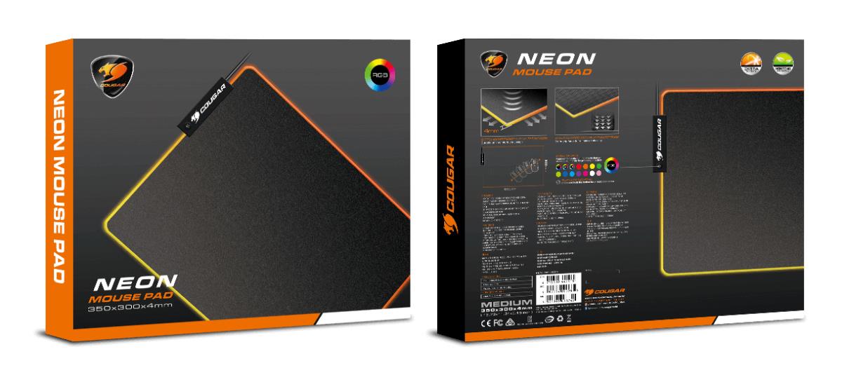 EU Product - Gaming Mauspad Neon, ARGB, 350x300 thumbnail