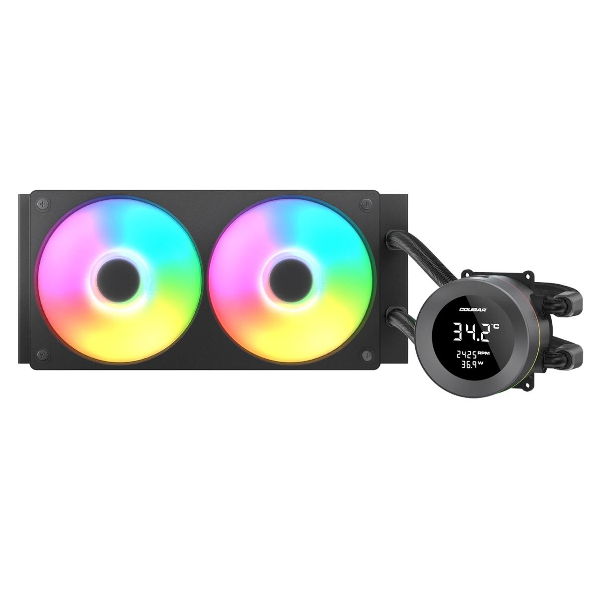 EU Product - CPU Wasserk�hlung Poseidon Vistek 240, ARGB, Schwarz thumbnail