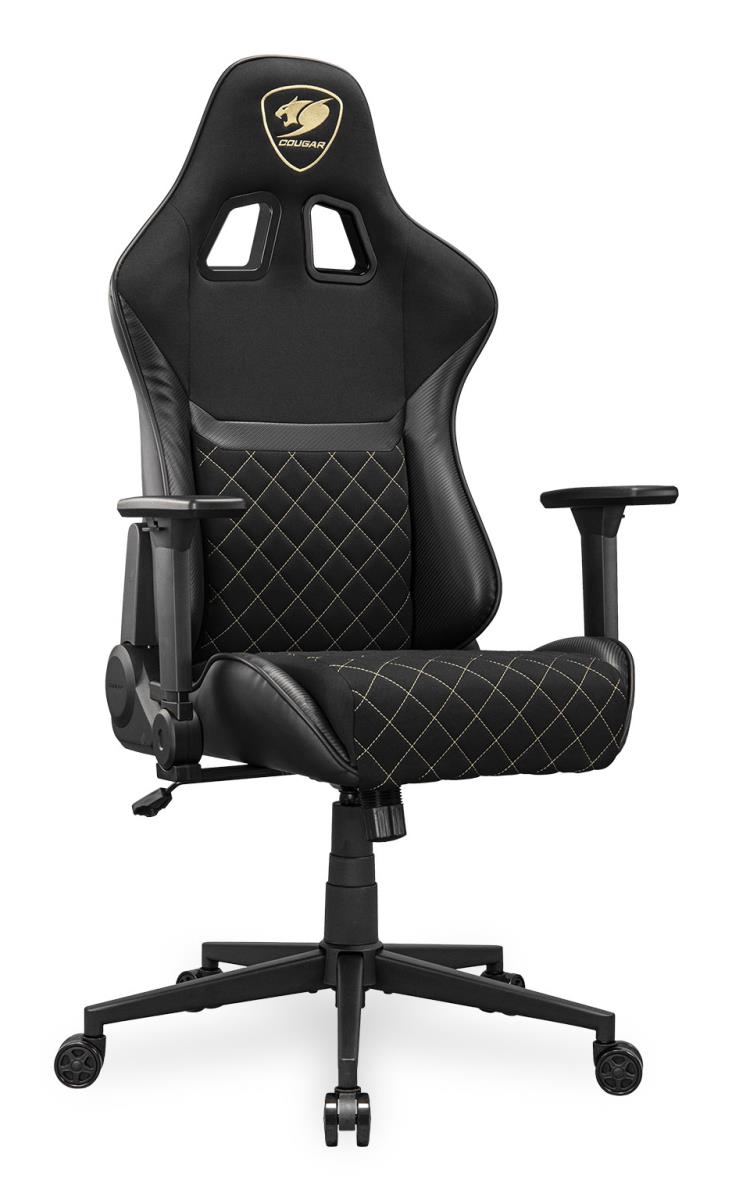EU Product - Gaming-Stuhl Armor One V2 Gold F, PVC/Stoff, Schwarz thumbnail