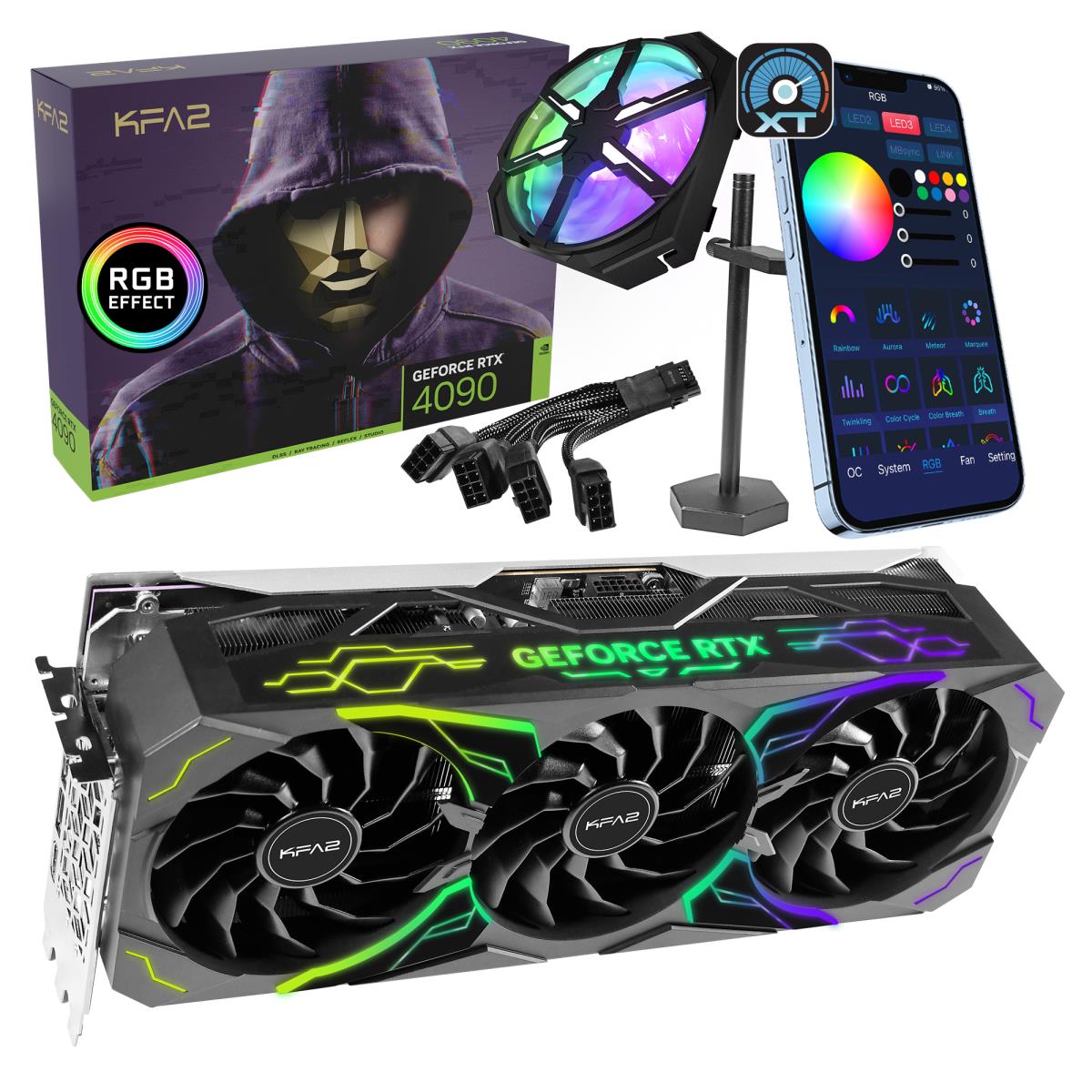 KFA2 GeForce RTX 4090 ST 1-Click OC NVIDIA 24 GB GDDR6X thumbnail
