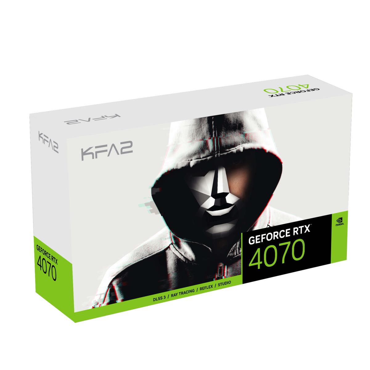KFA2 GeForce RTX 4070 EX Gamer 1-Click OC NVIDIA 12 GB GDDR6X thumbnail