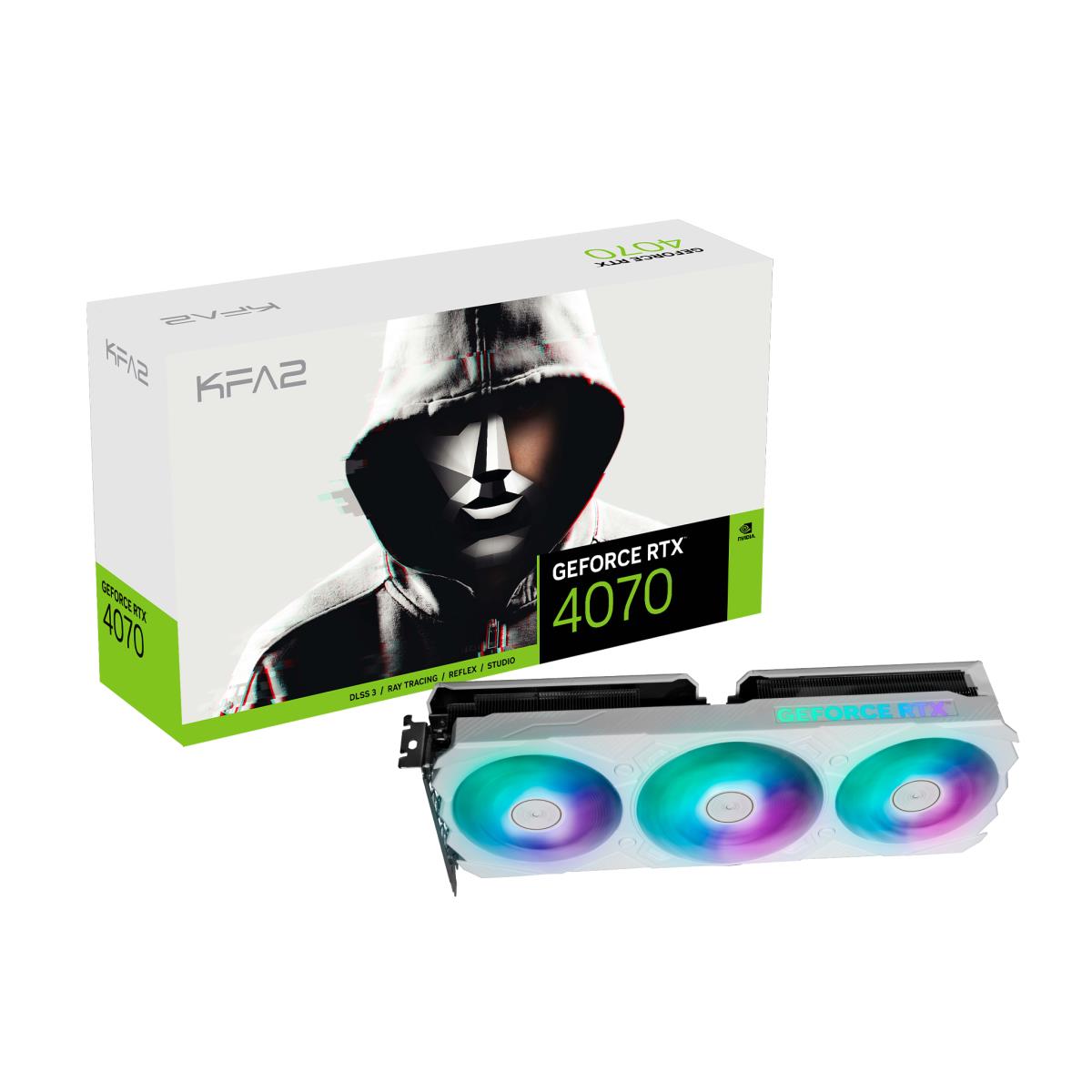 KFA2 GeForce RTX 4070 EX Gamer 1-Click OC NVIDIA 12 GB GDDR6X thumbnail