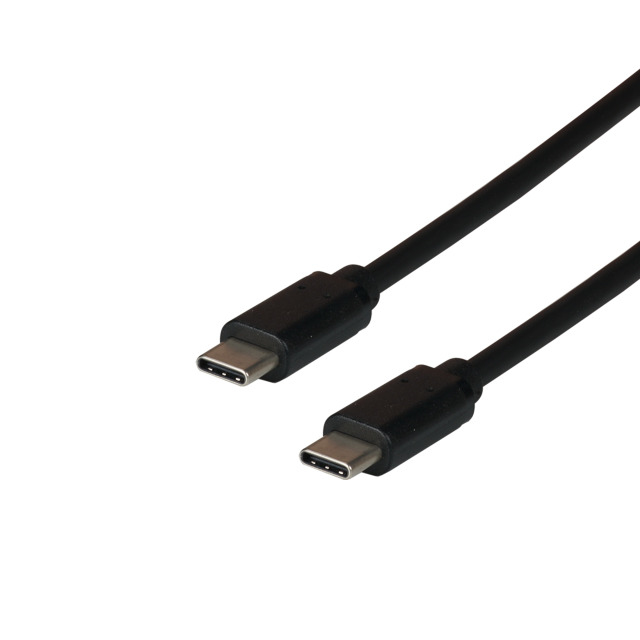 EU Product - USB2.0 Anschlusskabel C-C,St.-St.,2m, 480Mbit 3A thumbnail