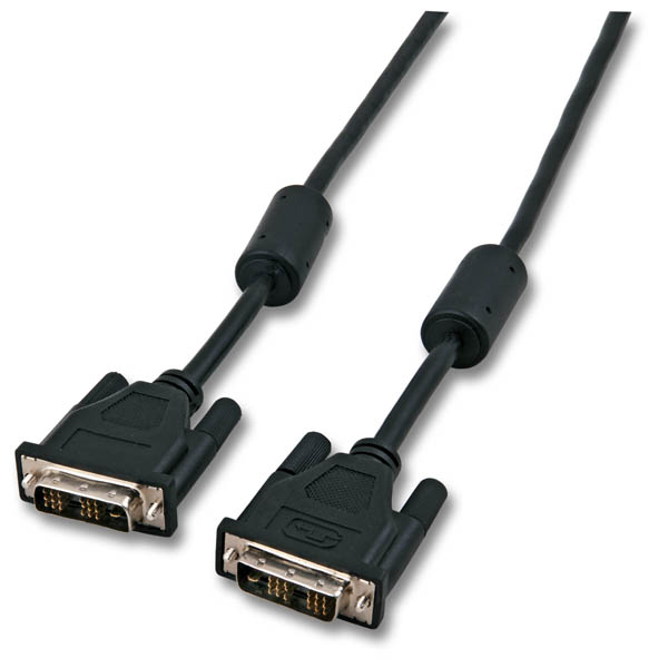 EU Product - DVI-D SingleLink 2x DVI-D 18+1 St.-St. AWG 30 3.00m sw thumbnail