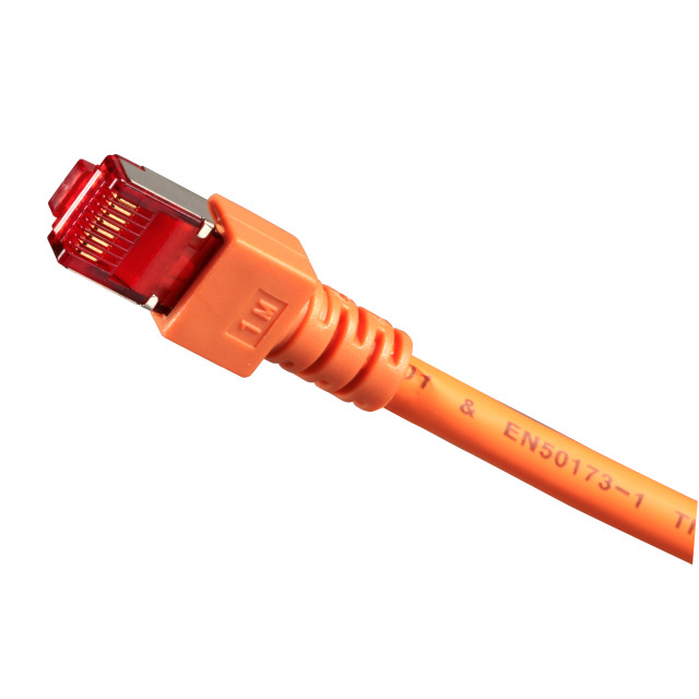 EU Product - RJ45 Patchkabel S/FTP Cat.6A LSZH 20.00m orange thumbnail