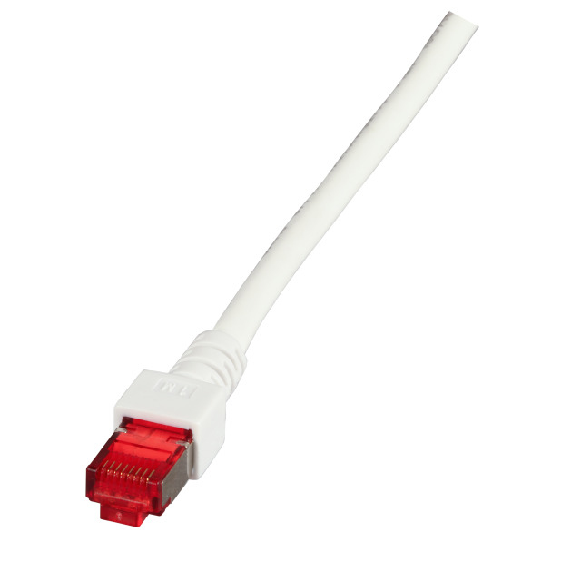 EU Product - RJ45 Patchkabel S/FTP Cat.6 LSZH 30.00m wei� thumbnail