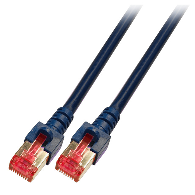 EU Product - RJ45 Patchkabel S/FTP Cat.6 LSZH  0.25m schwarz thumbnail