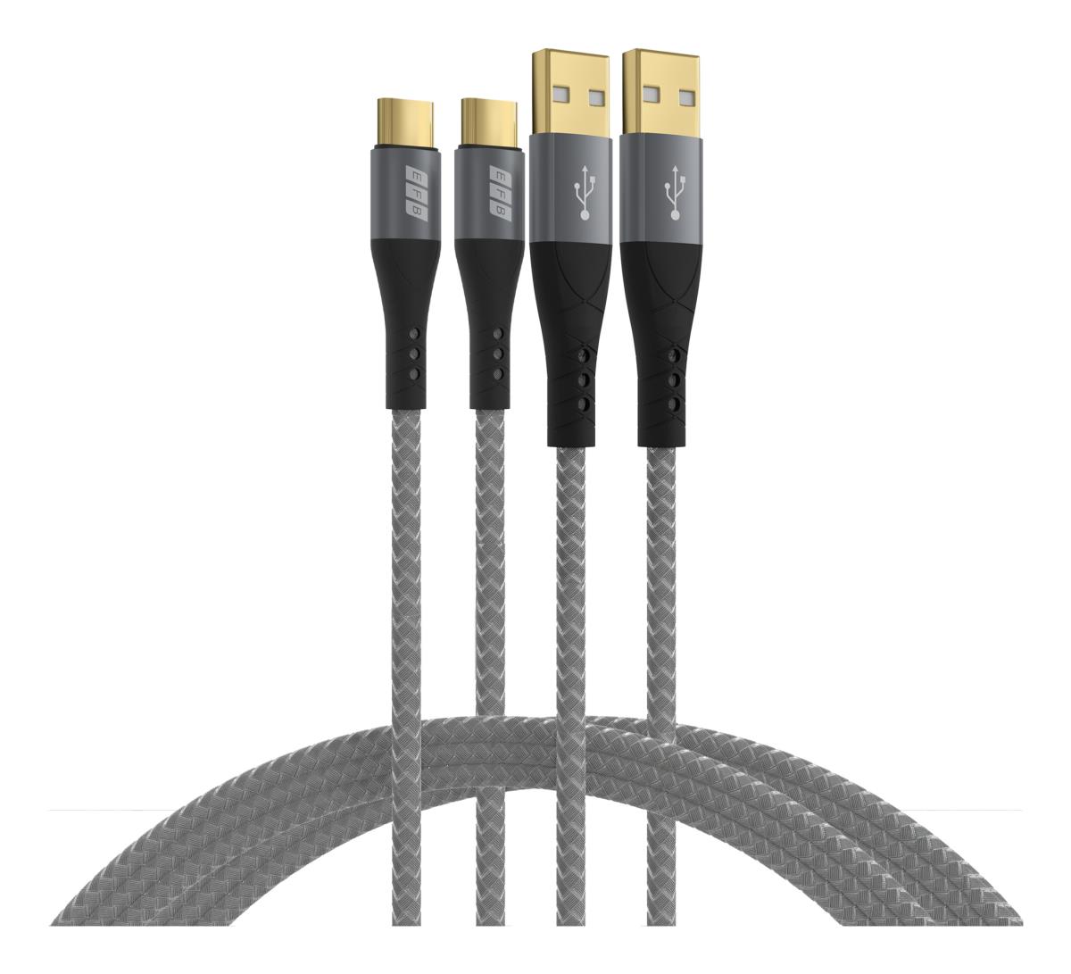 EU Product - USB-A auf USB-C Kabelset 60W QC 3A 2x1m thumbnail
