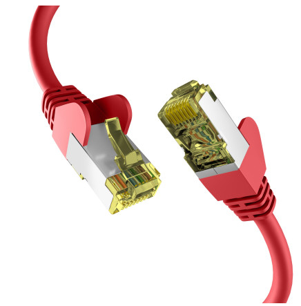 EU Product - RJ45 Patchkabel S/FTP Cat.6a PIMF  3.00m rot thumbnail