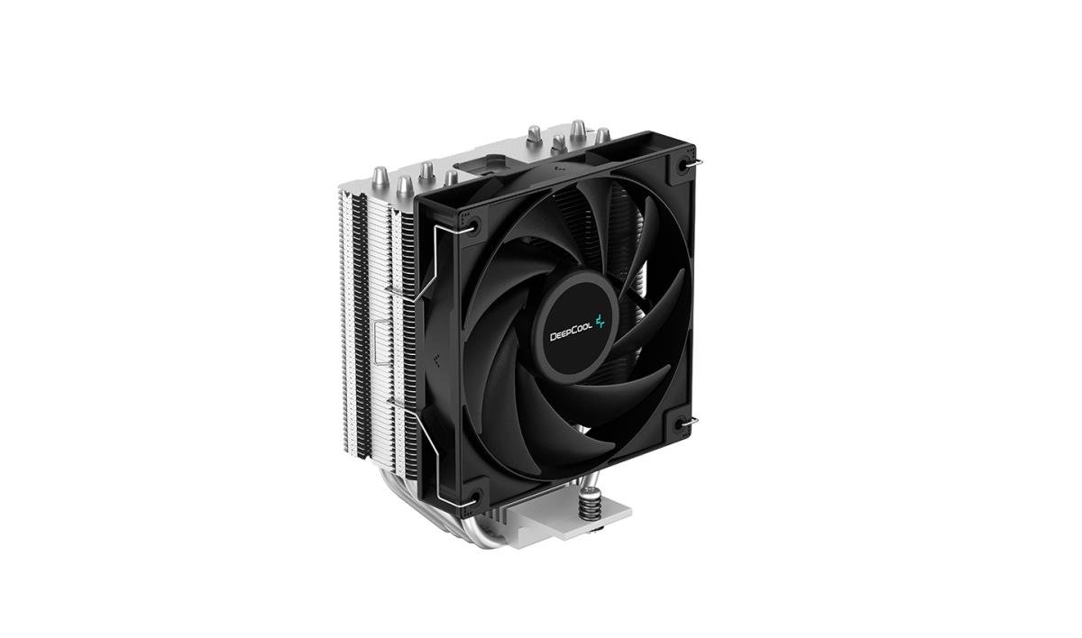 AG400 Fan CPU Cooler, Universal Socket, High Efficiency 120mm PWM Cooling Black Fan, 2000RPM, 4 Heat Pipes, 220W Heat Dissipation Power, Unique Matrix Fin Design, Intel LGA 1700 Bracket Included thumbnail