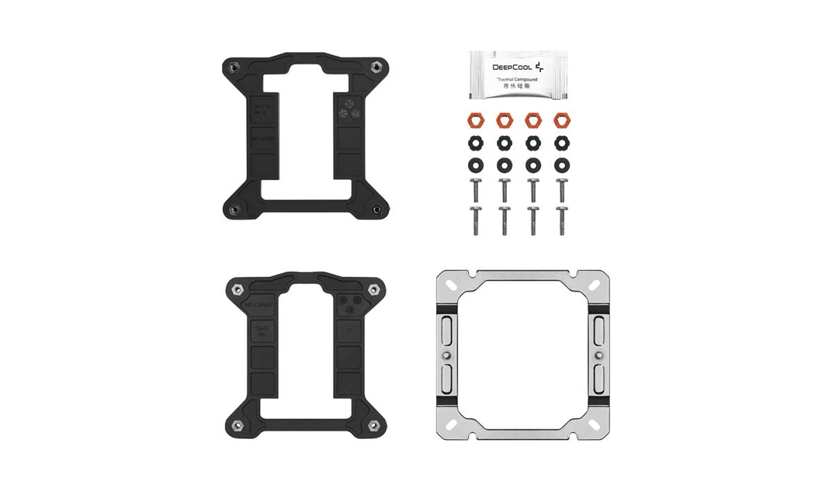 AG400 Fan CPU Cooler, Universal Socket, High Efficiency 120mm PWM Cooling Black Fan, 2000RPM, 4 Heat Pipes, 220W Heat Dissipation Power, Unique Matrix Fin Design, Intel LGA 1700 Bracket Included thumbnail