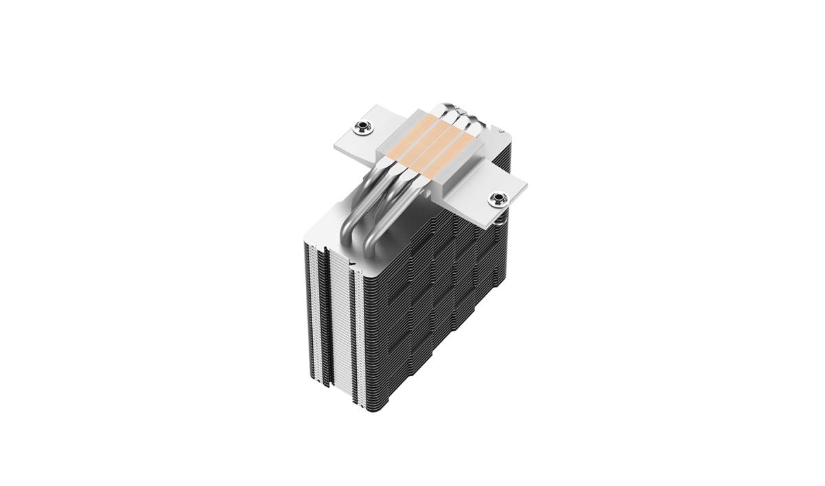 AG400 Fan CPU Cooler, Universal Socket, High Efficiency 120mm PWM Cooling Black Fan, 2000RPM, 4 Heat Pipes, 220W Heat Dissipation Power, Unique Matrix Fin Design, Intel LGA 1700 Bracket Included thumbnail