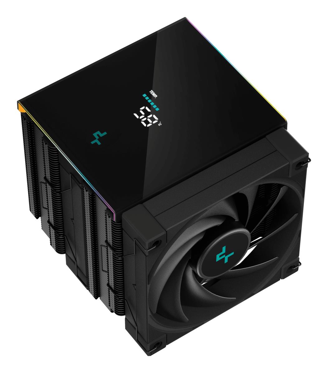 AK620 Digital CPU Cooler, Black, 2x 120mm Fan, Dual Tower, ARGB, 6x Direct Touch Copper Heatpipes, Intel/AMD thumbnail