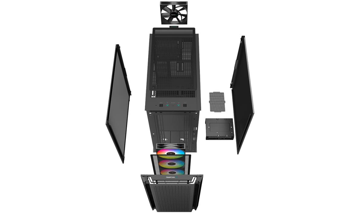 DeepCool CG560 Midi Tower Black thumbnail