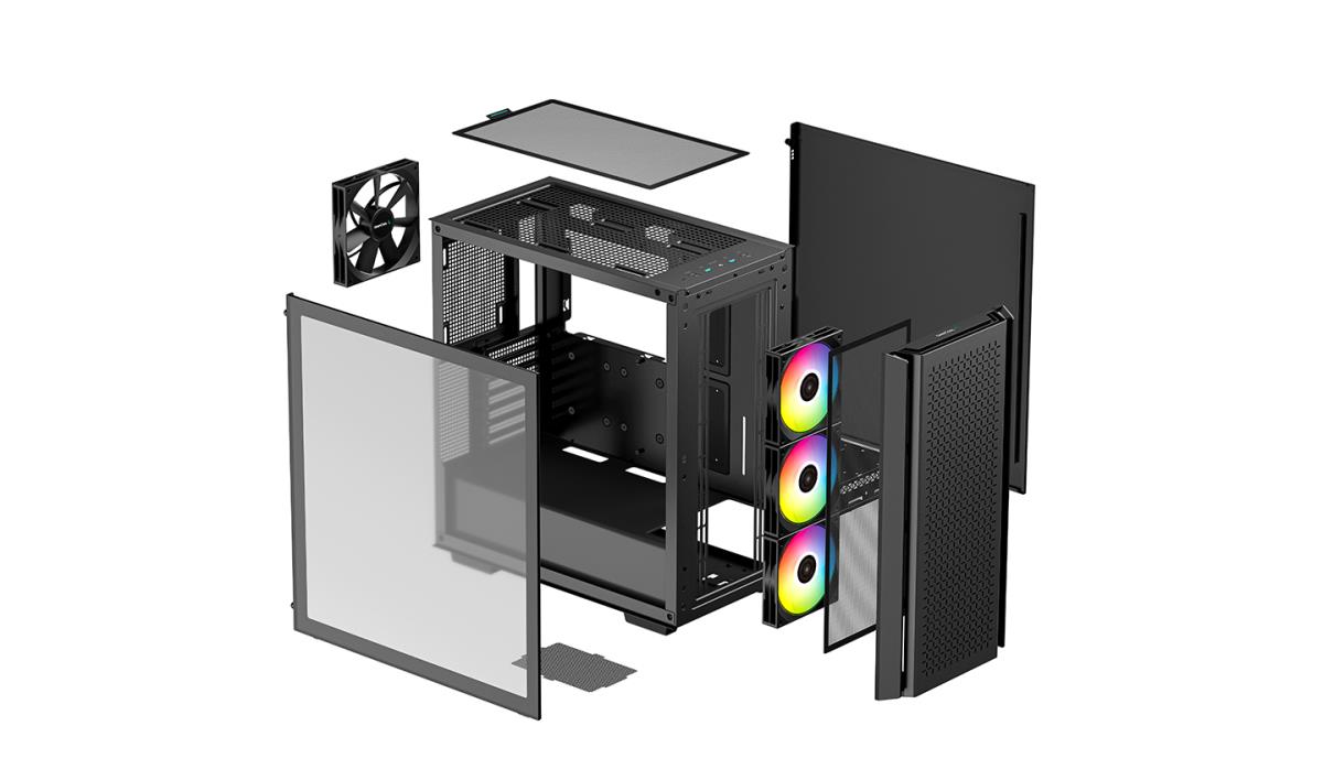 DeepCool CG560 Midi Tower Black thumbnail