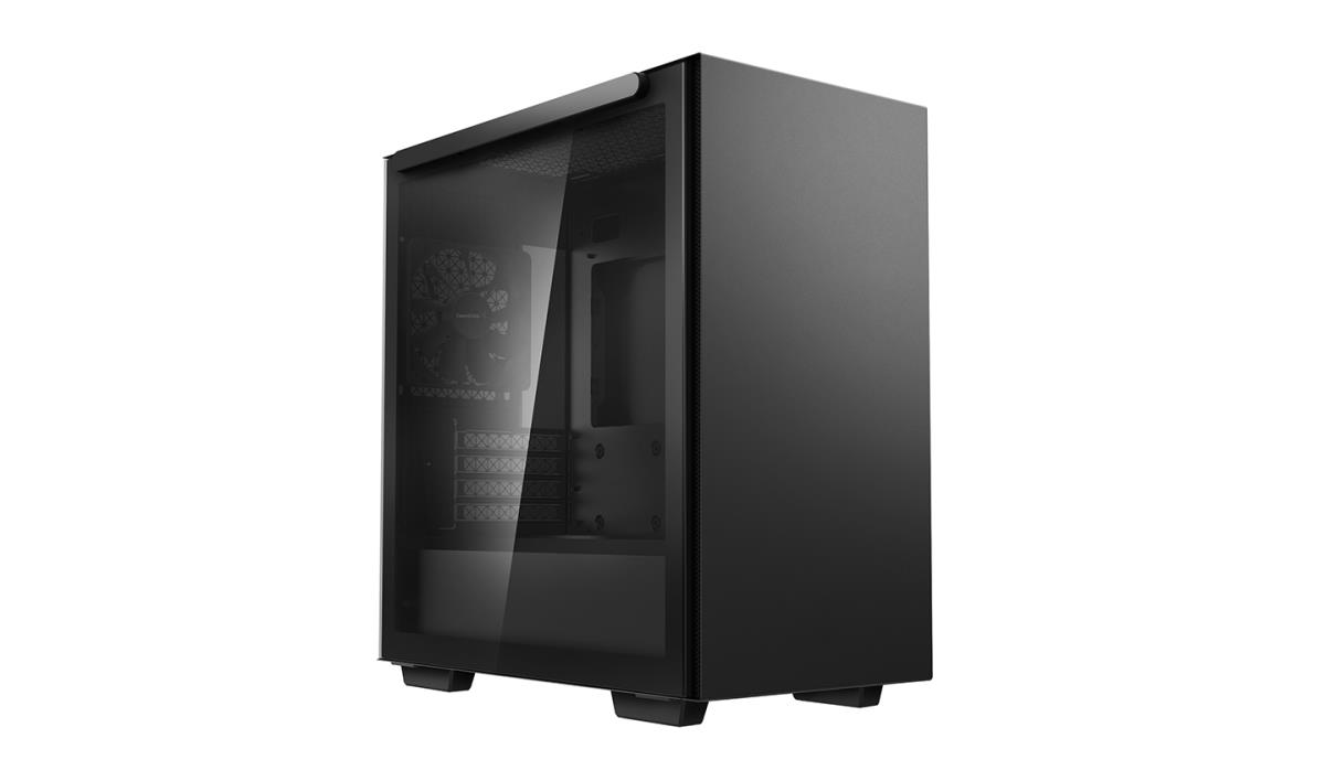 MACUBE 110 Case, Home & Business, Black, Micro Tower, 2 x USB 3.0, Tempered Glass Side Window Panel, Micro ATX, Mini-ITX thumbnail