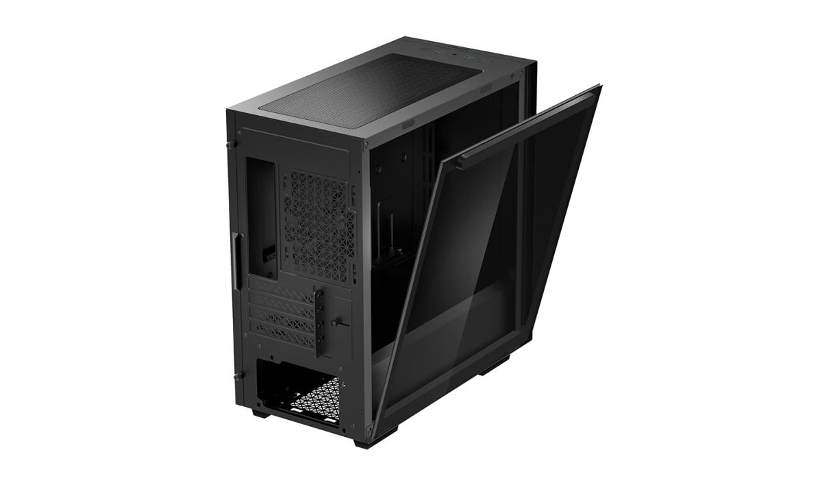 MACUBE 110 Case, Home & Business, Black, Micro Tower, 2 x USB 3.0, Tempered Glass Side Window Panel, Micro ATX, Mini-ITX thumbnail