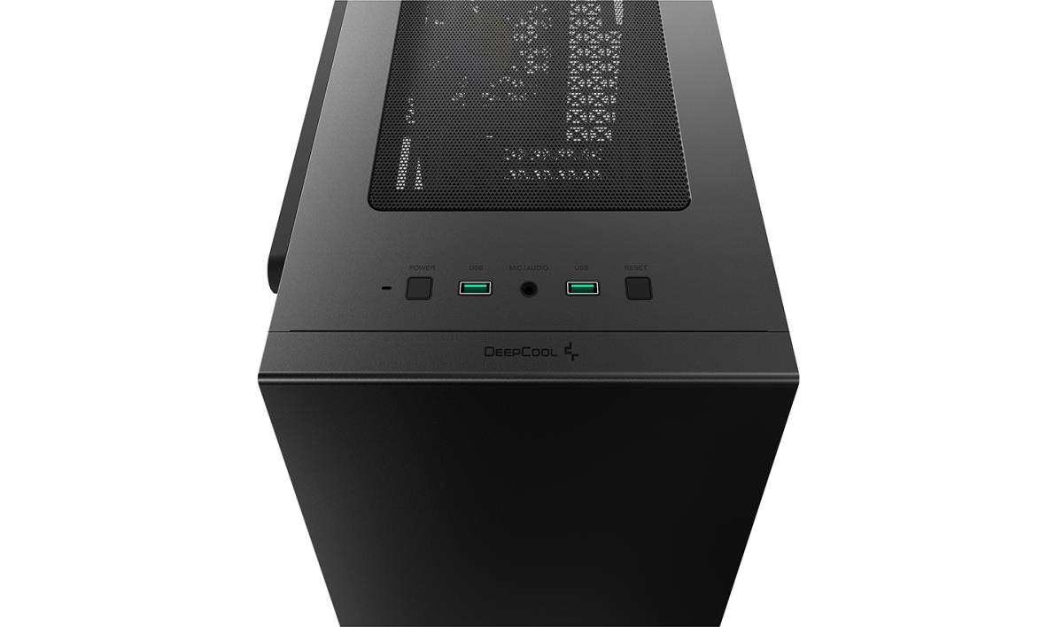 MACUBE 110 Case, Home & Business, Black, Micro Tower, 2 x USB 3.0, Tempered Glass Side Window Panel, Micro ATX, Mini-ITX thumbnail