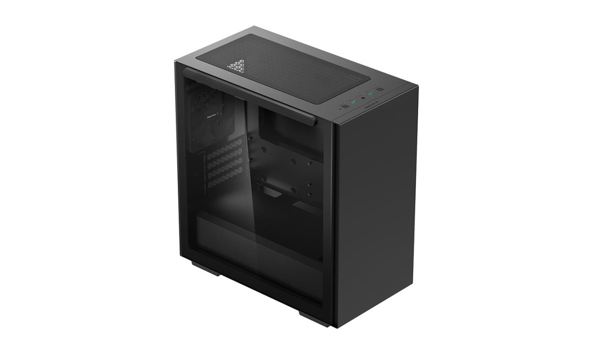 MACUBE 110 Case, Home & Business, Black, Micro Tower, 2 x USB 3.0, Tempered Glass Side Window Panel, Micro ATX, Mini-ITX thumbnail