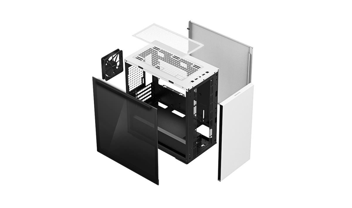 MACUBE 110 Micro ATX White Case thumbnail