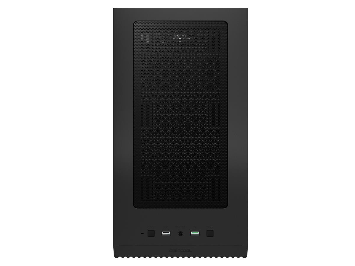 MATREXX 40 3FS Case, Gaming, Black, Micro Tower, 1 x USB 3.0 / 1 x USB 2.0, Tempered Glass Side Window Panel, Mesh Front Panel for Optimized Airflow, Tri-Colour LED Fans, Micro ATX, Mini-ITX thumbnail
