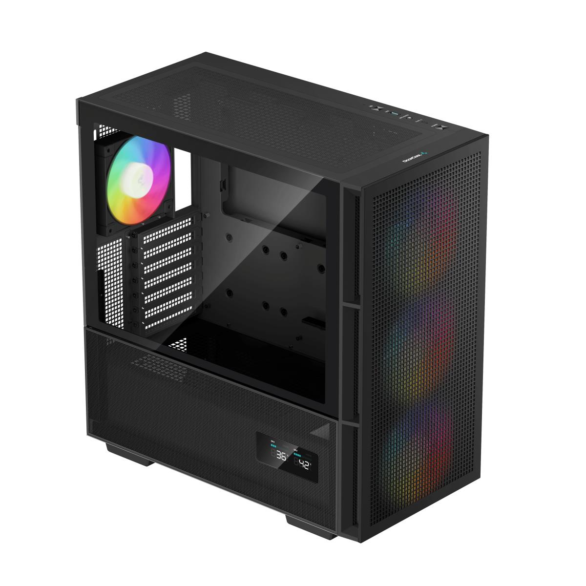 DeepCool CH560 DIGITAL Midi Tower Black thumbnail