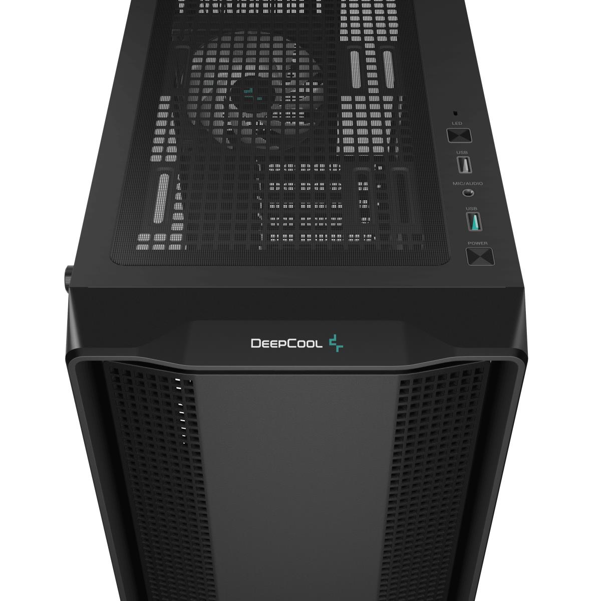 CC560 ARGB V2 Case, Gaming, Black, Mid Tower, 1 x USB 3.0 / 1 x USB 2.0, Tempered Glass Side Window Panel, Abundant Airflow Performance, Addressable RGB LED Fans, ATX, Micro ATX, Mini-ITX thumbnail