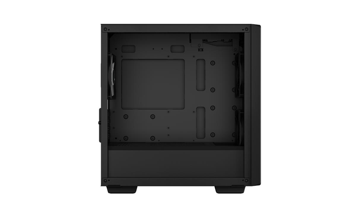 CC360 ARGB, Black, Mini Tower Chassis w/ Tempered Glass Window, 3x 120mm ARGB Fans, USB 3.0, mATX/mITX thumbnail