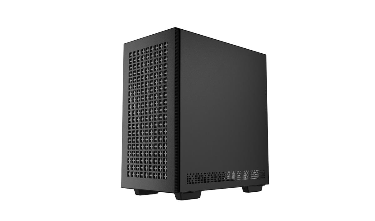 CH370, Black, Mini Tower Chassis w/ Tempered Glass Window, 1x 120mm Fan, 2x USB 3.0, mATX/mITX thumbnail