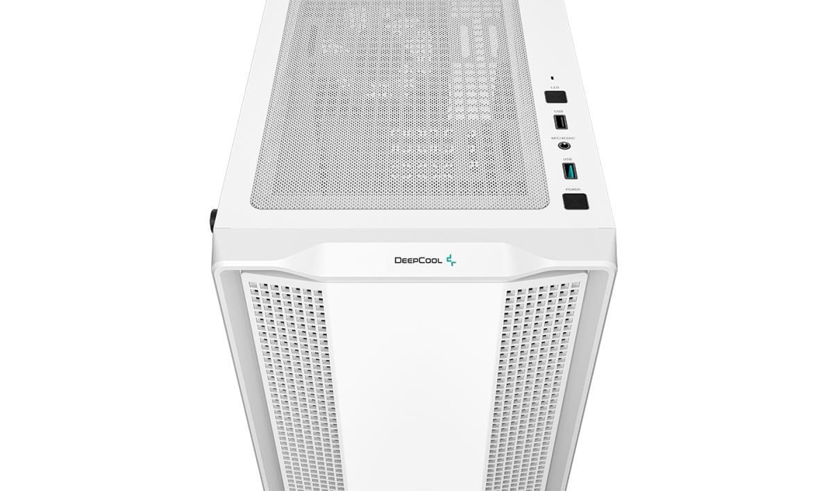 CC360 ARGB WH, White, Mini Tower Chassis w/ Tempered Glass Window, 3x 120mm ARGB Fans, USB 3.0, mATX/mITX thumbnail