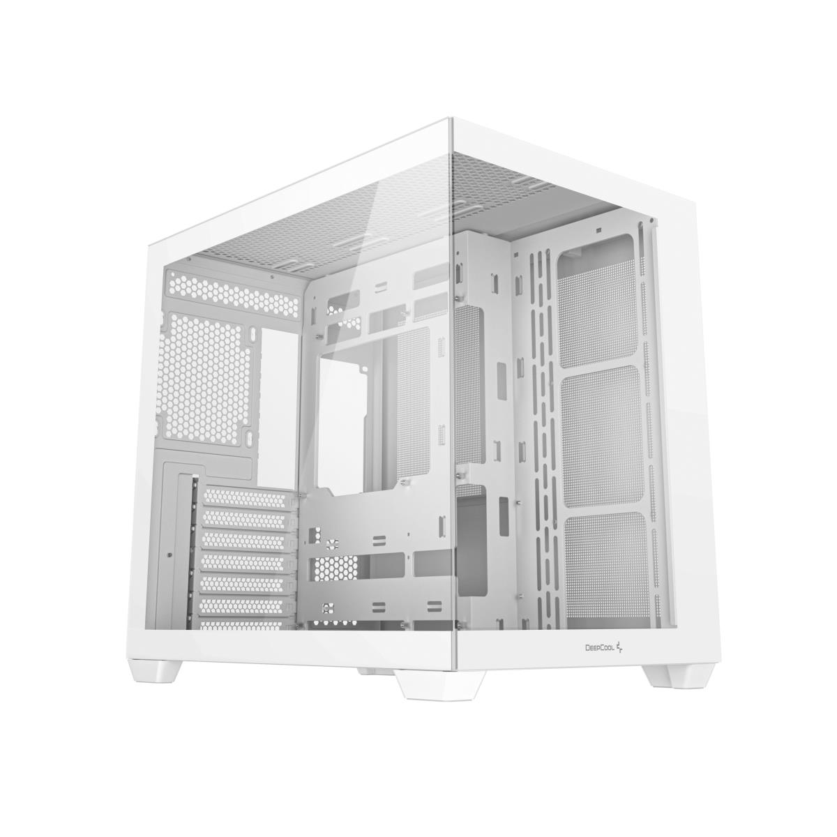 CG530 Dual-Chamber Computer Case, Tempered Glass Panels, Advanced Cooling Support, Exceptional Cable Management, White thumbnail